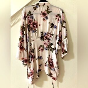 Rayon Floral Cocoon Kimono Size Medium